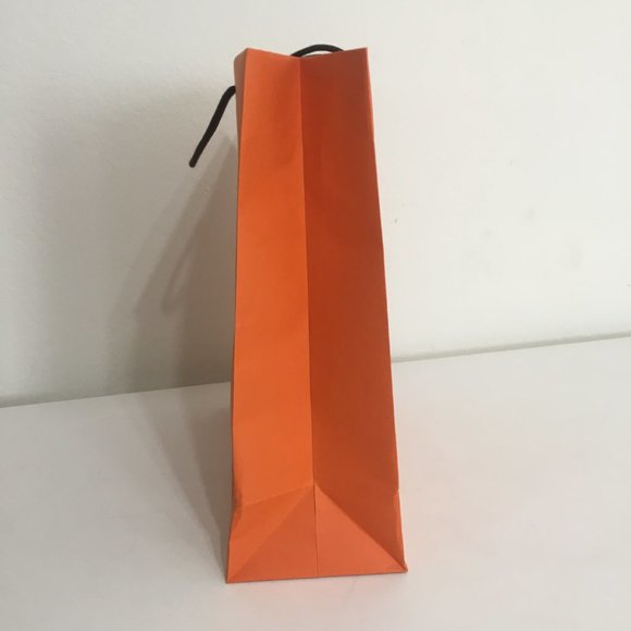Hermes Authentic Paper Shopping Gift Bag 18.5 x 16.5 x 6.5 Rectangular Orange - Picture 5 of 12